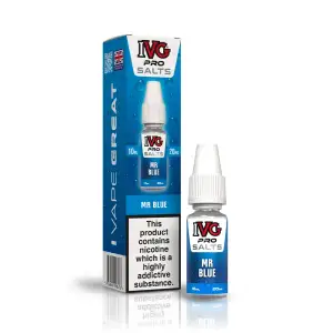 Mr Blue Nic Salt E-Liquid by IVG Pro Salts 10ml
